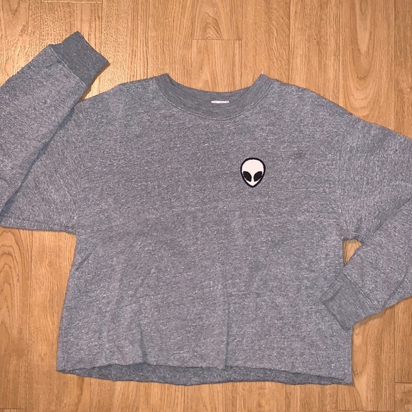 brandy melville - cropped crewneck - Picture 1 of 5